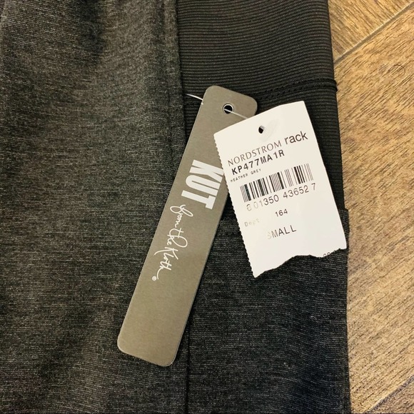 NWT KUT Gray ponte stretch leggings SMALL 2540 - Picture 7 of 8